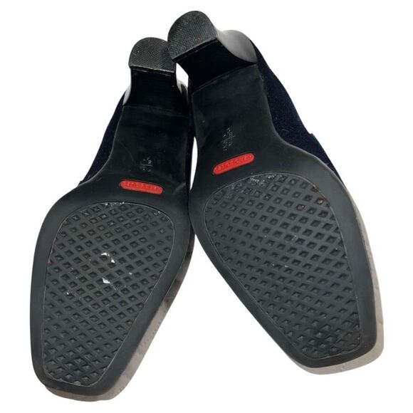 Aerosols cute new dark denim blue slip on mules - Picture 6 of 7